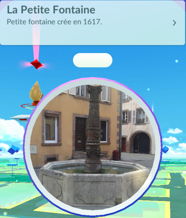 pokemon go  pokéstope  à Belfort 