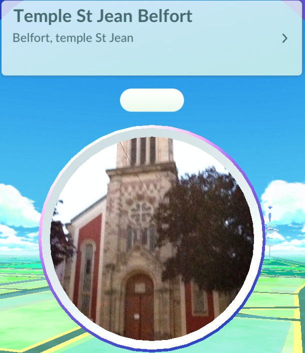 pokemon go  pokéstope à Belfort 
