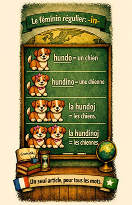 le féminin en esperanto