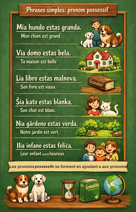 les pronoms possessif